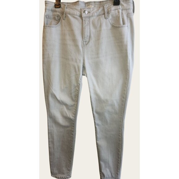 Old Navy Rockstar Light Gray Womens Denim Jeans - Picture 1 of 10
